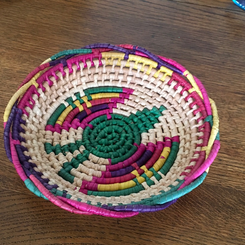 Colorful Woven Basket